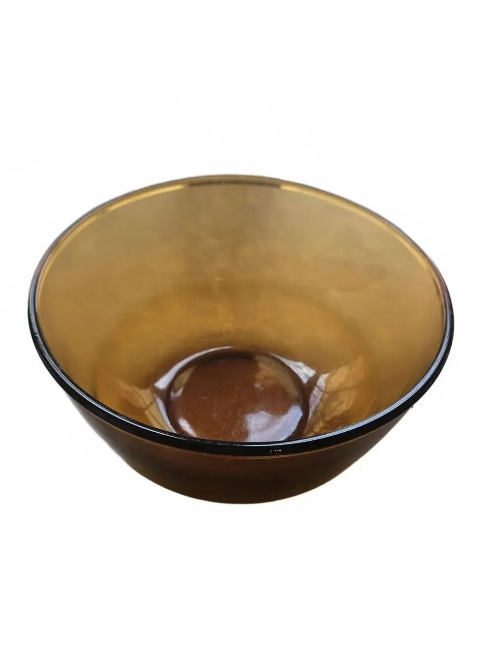 Vtg Anchor Hocking Fire King Harvest Amber 1.5Qt Mixing Bowl